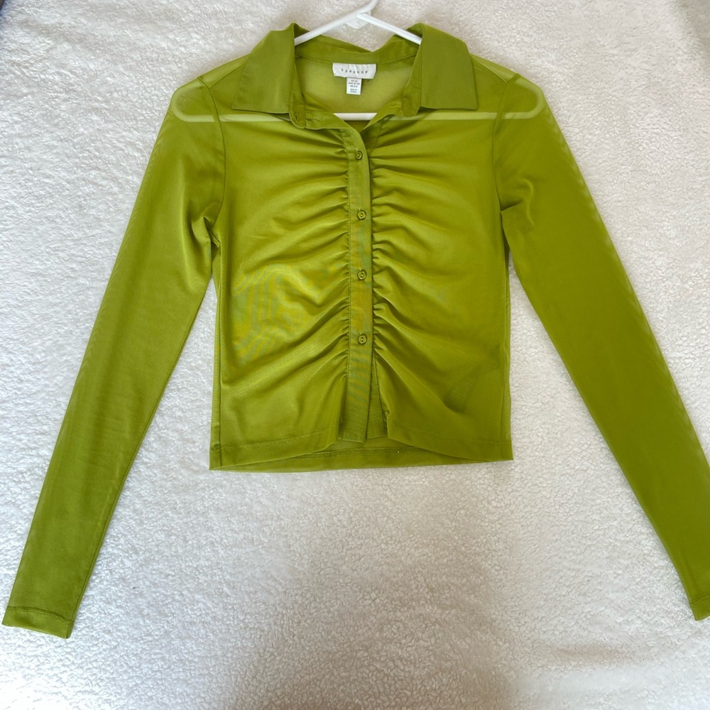 Topshop Green top